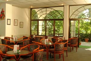 The Hotel Pendeli in Platres, Cyprus - The Cafeteria