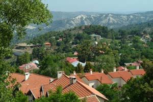 The Hotel Pendeli in Platres, Cyprus - Panoramic view